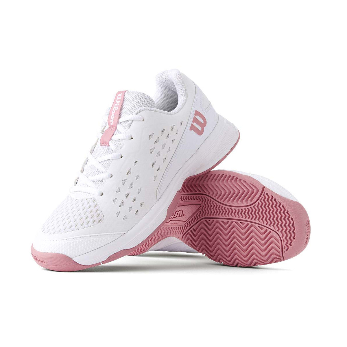 Wilson Rush Pro L Junior Shoes White / Pink – 2