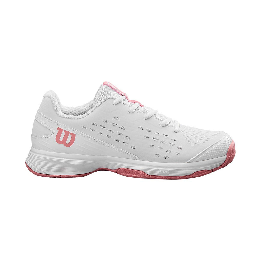 Wilson Rush Pro L Junior Shoes White / Pink
