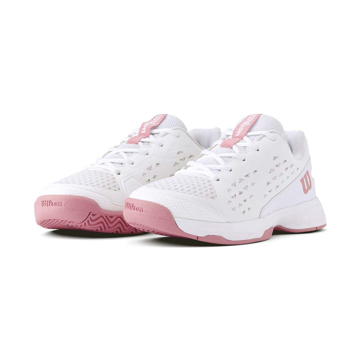 Wilson Rush Pro L Junior Shoes White / Pink – 4