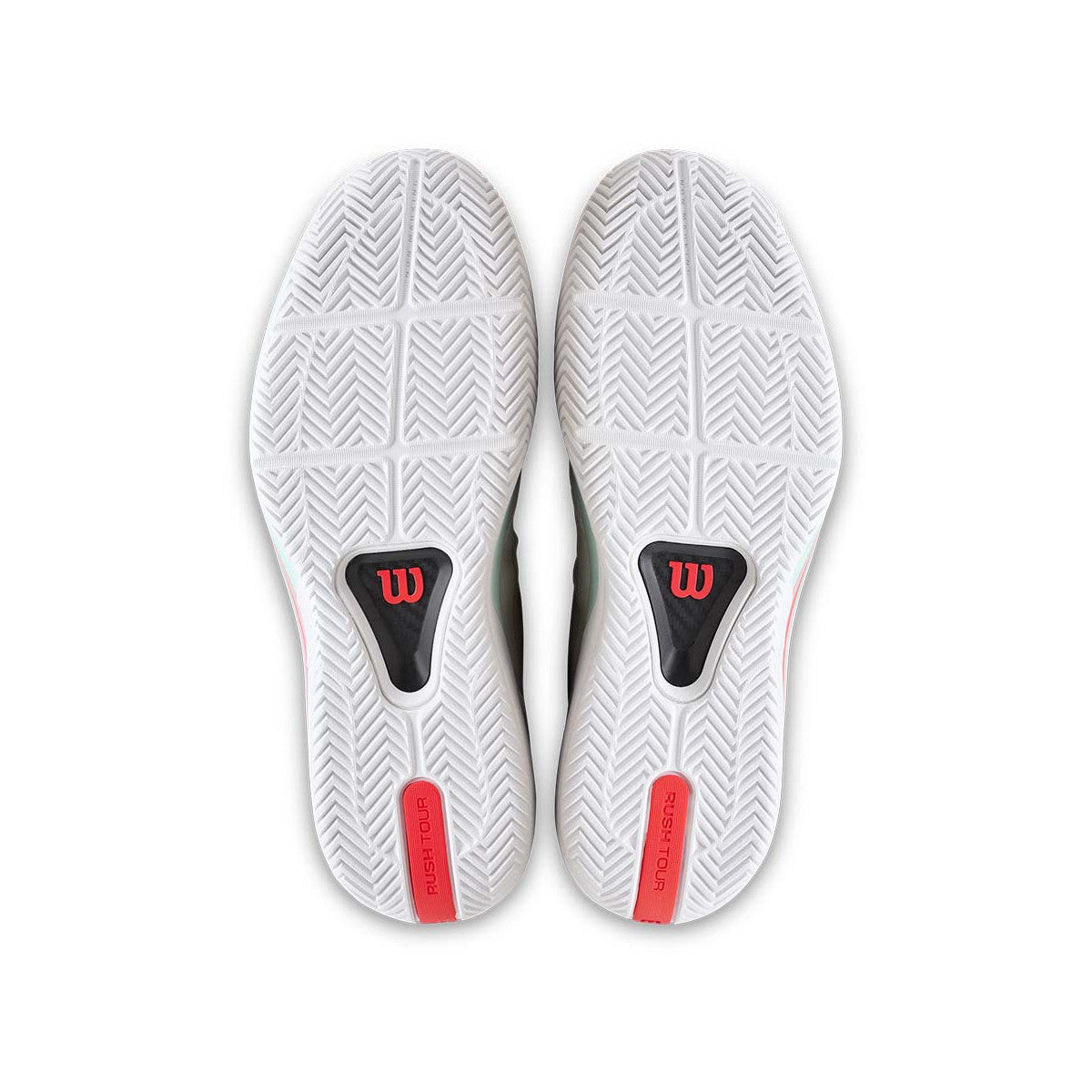 Wilson Rush Tour 5 White / Pastel green Shoes – 5