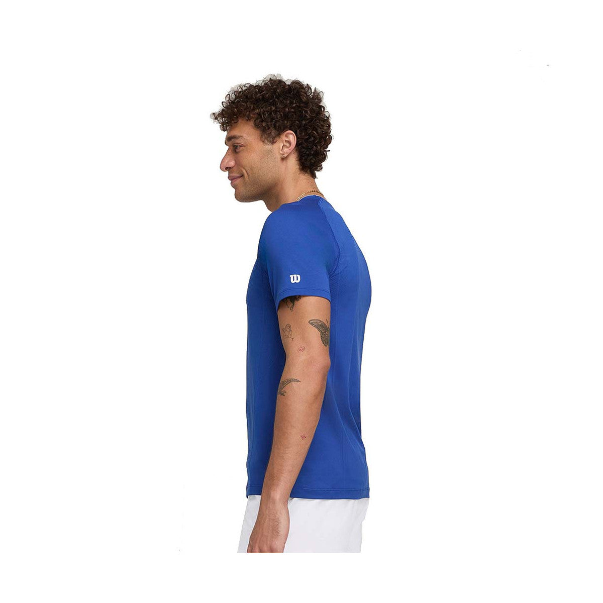 Wilson Team Seamless Crew T-Shirt Blue – 4