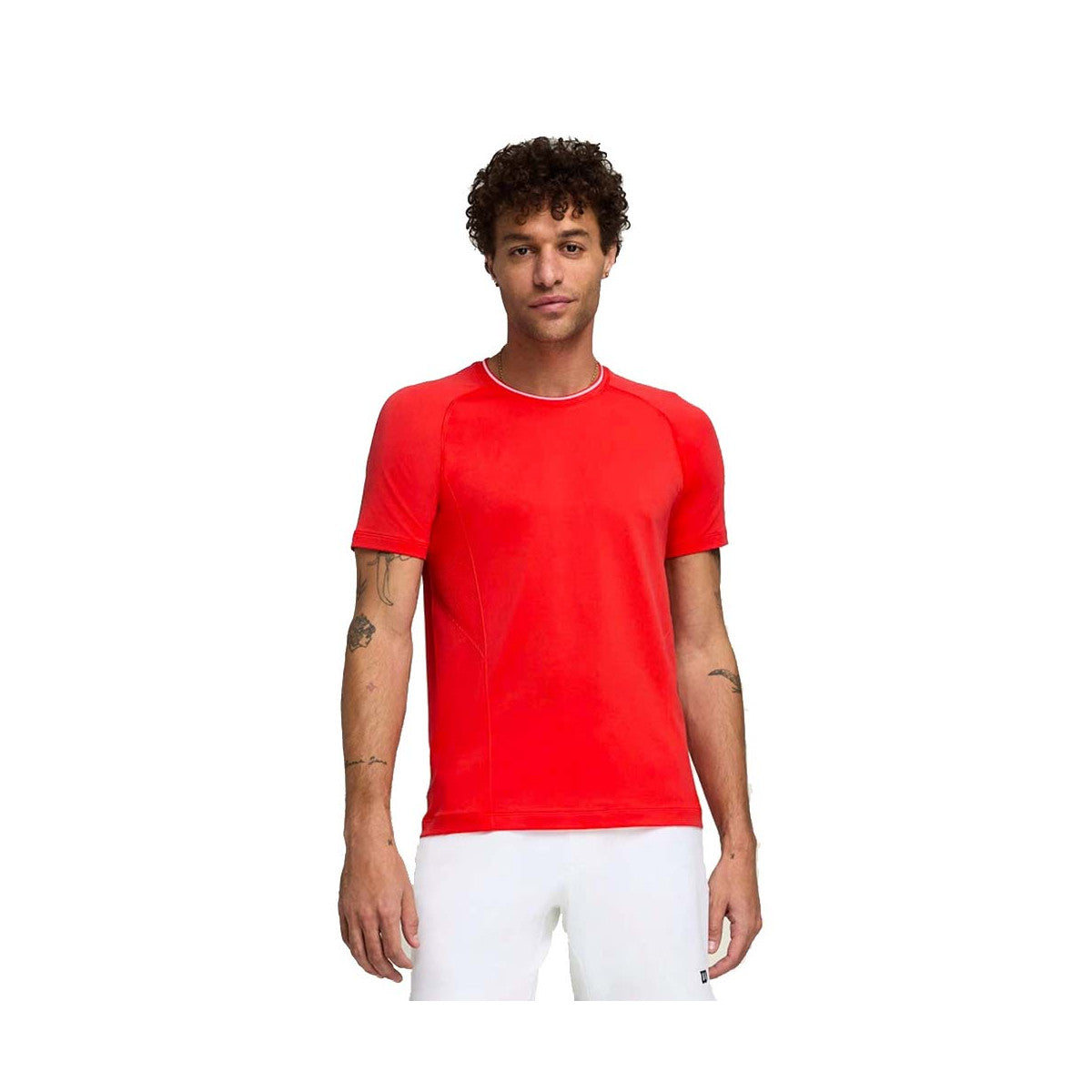 Wilson Team Seamless Crew T-Shirt Red – 2