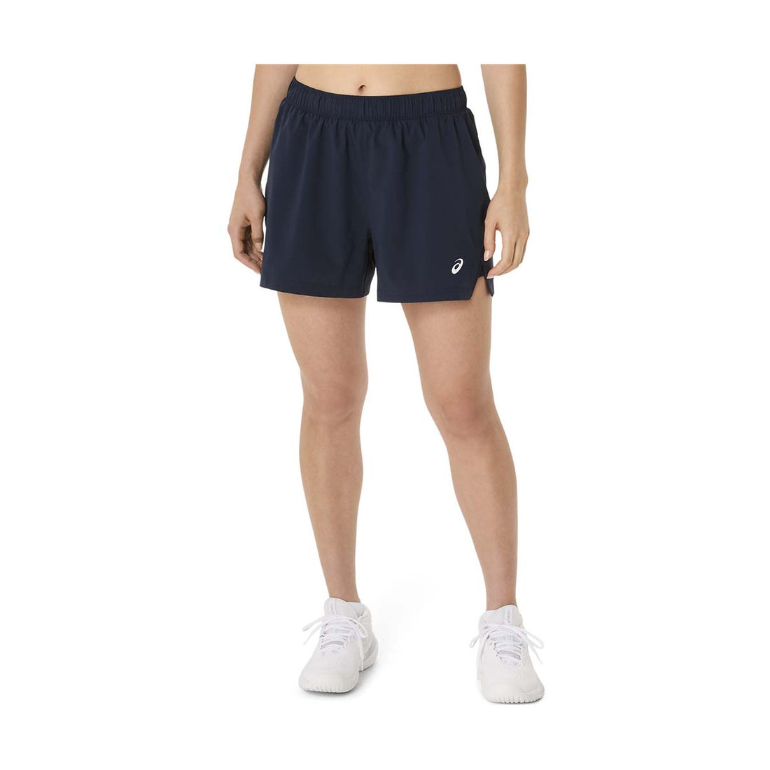 Women's Asics Court 2-in-1 Shorts Navy blue