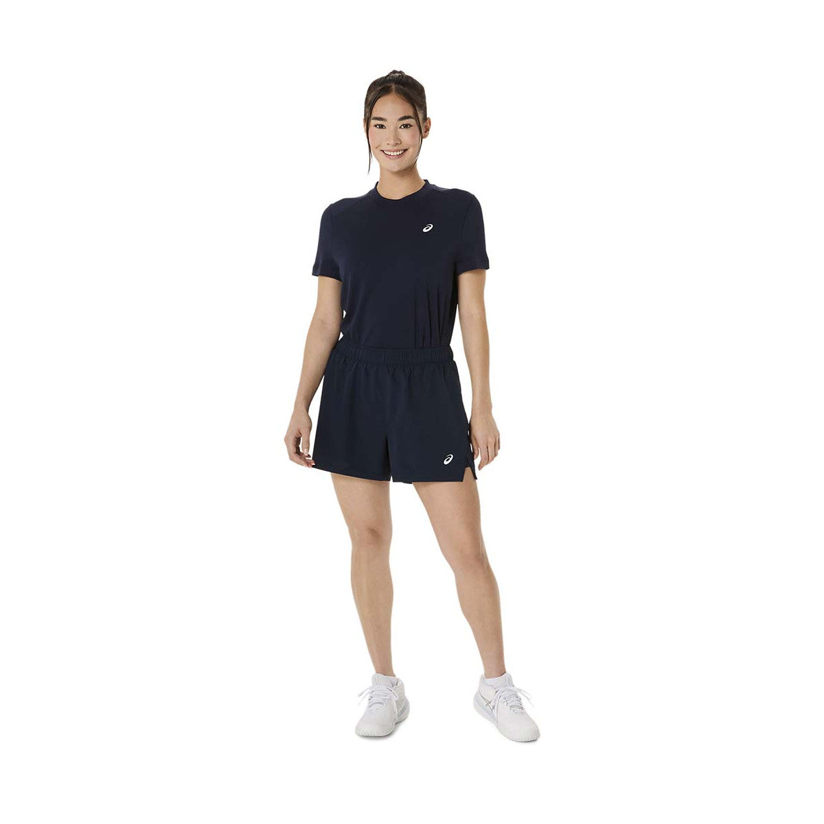 Women's Asics Court 2-in-1 Shorts Navy blue – 4