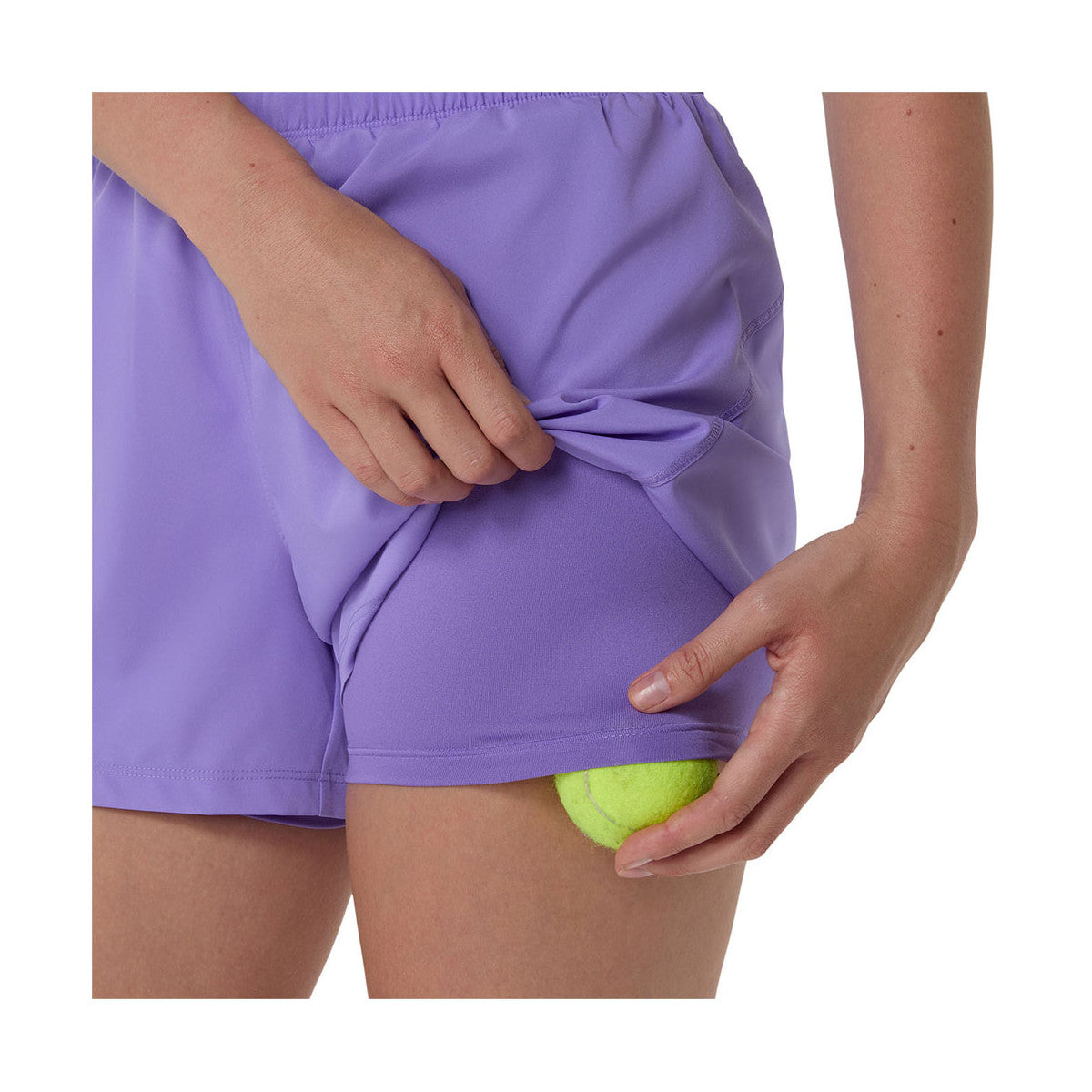 Women's Asics Padel Court 2-in-1 Shorts Purple – 5