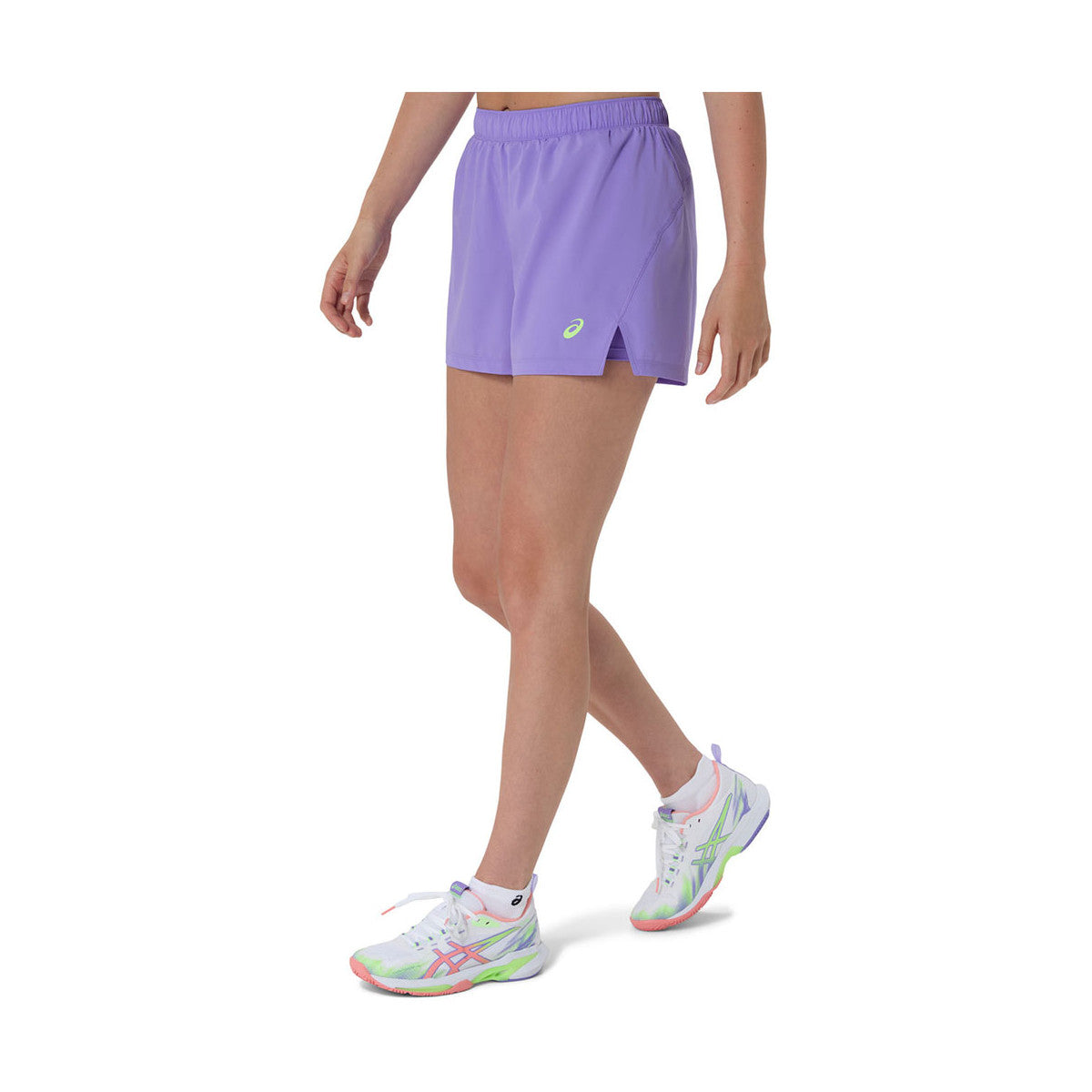 Women's Asics Padel Court 2-in-1 Shorts Purple – 2
