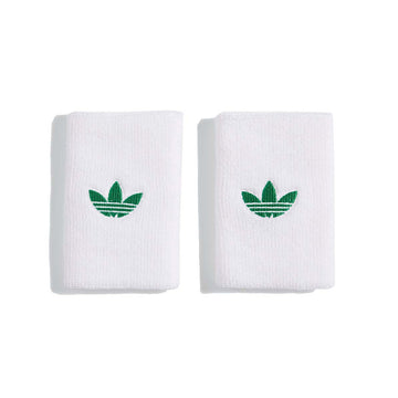 Wristbands Adidas Originals Large White / Green x 2