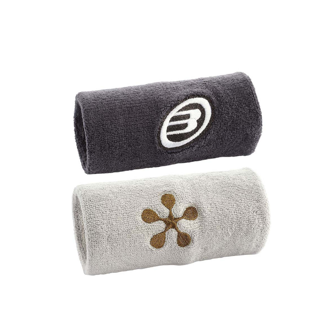 Wristbands Bullpadel Premier Padel Grey / Navy blue x 2