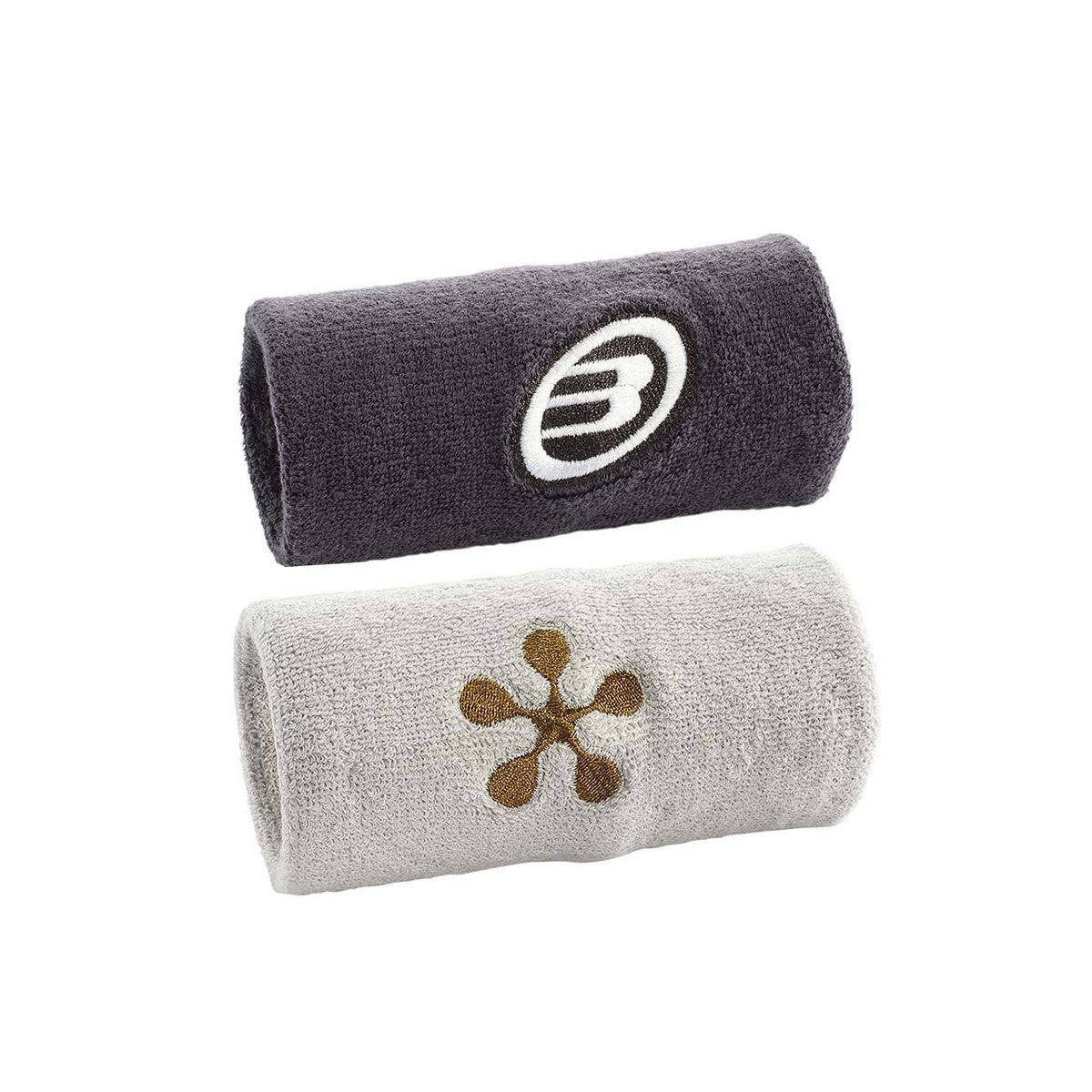 Wristbands Bullpadel Premier Padel Grey / Navy blue x 2