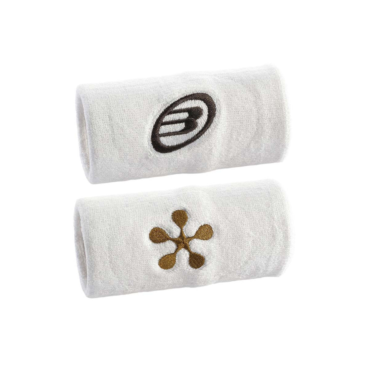 Wristbands Bullpadel Premier Padel Grey / White x 2 – 2