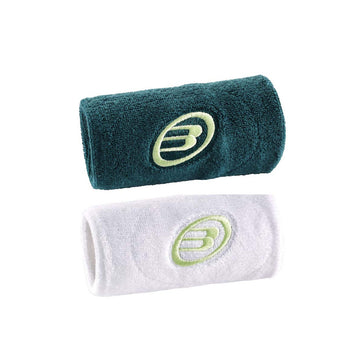 Wristbands Bullpadel White / Green x 2