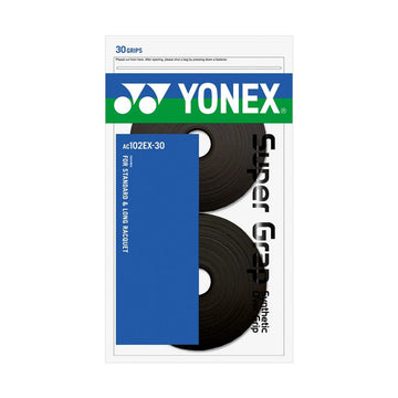 Yonex Super Grap Black Overgrips - 30 Pack